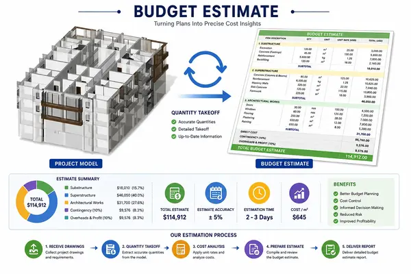 Professional Budget Estimating Services In California