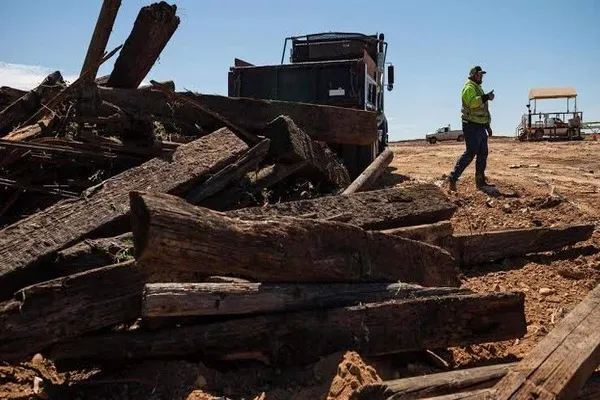 Construction Uncontrolled Lumber Waste In California